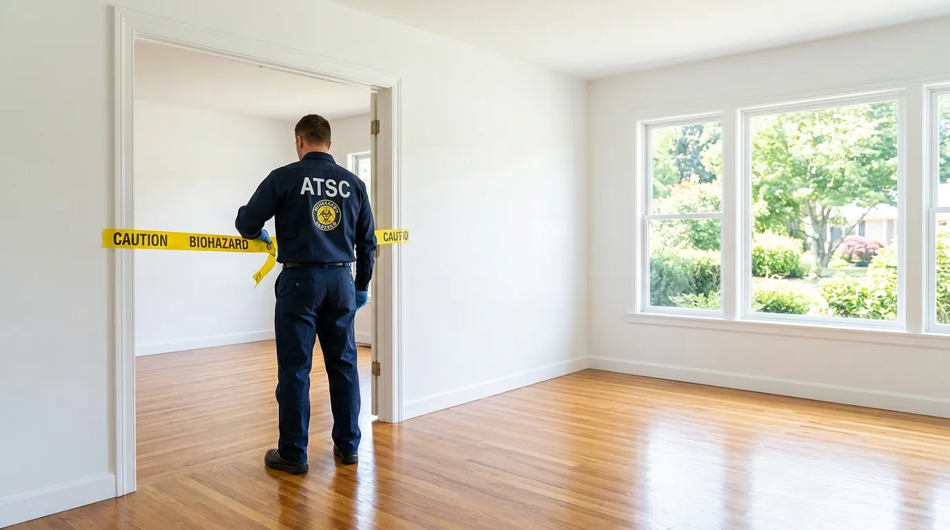 Certified biohazard cleanup crew performing Crime Scene Cleanup in South Apopka